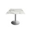 Holland Bar Stool Co 30 Tall OD214 St Steel Table Base w22 Dia foot, 32x32 Square White Marble Top, IndoorOutdoor OD214-2230SSODS32SQWM - alternate 1